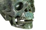 Realistic, Polished Labradorite Skull - Madagascar #151181-1